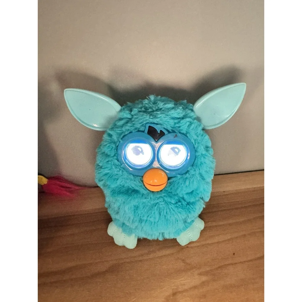 Hasbro Furby 2012 Taboo Teal Rare Collectible Turquoise Tested & Working. Talks